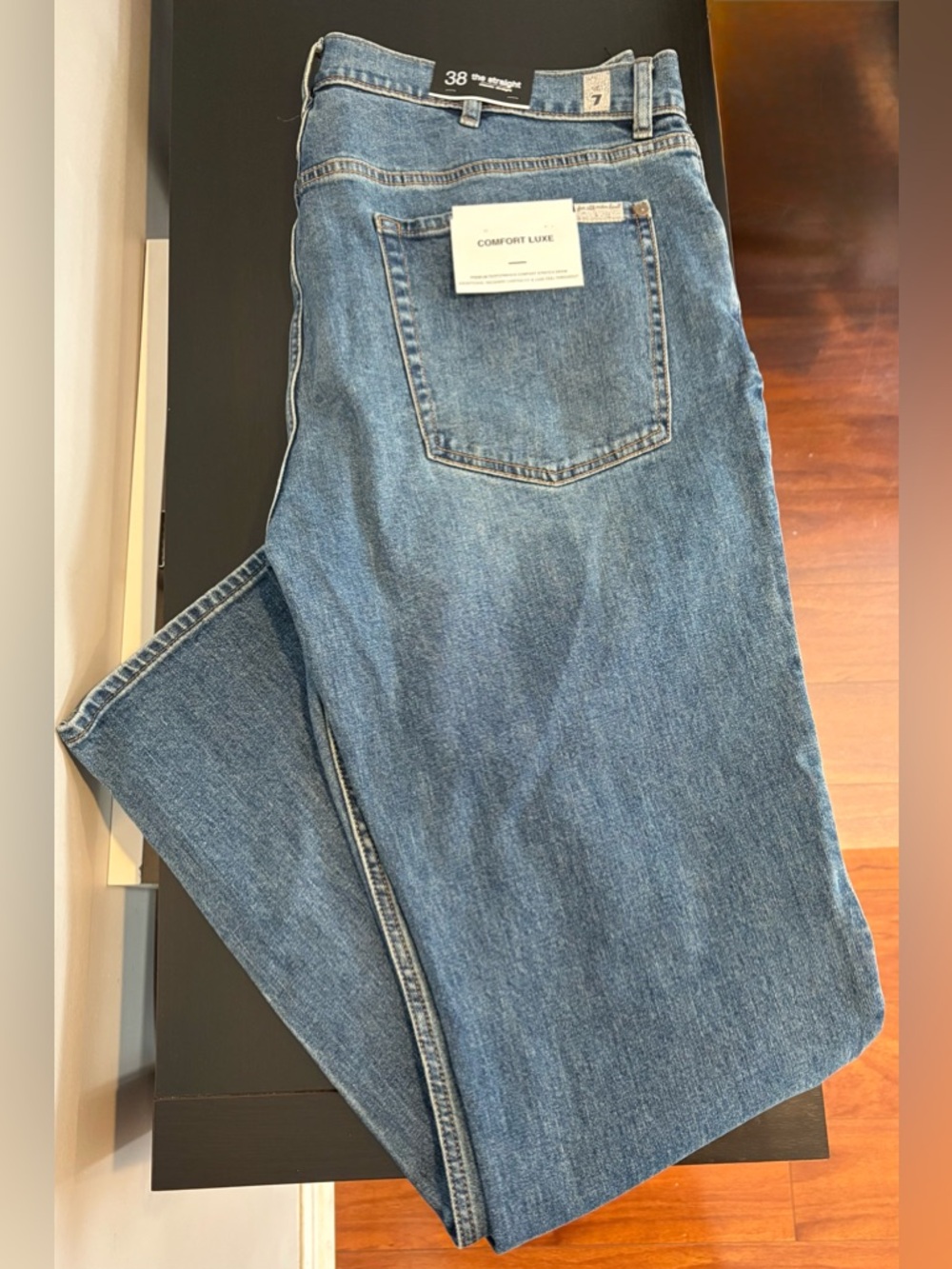7 For All Mankind Men's Straight Jeans comfort luxe